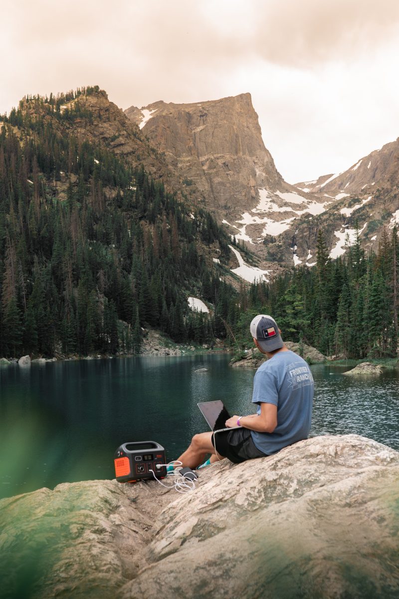 how to charge phone while camping